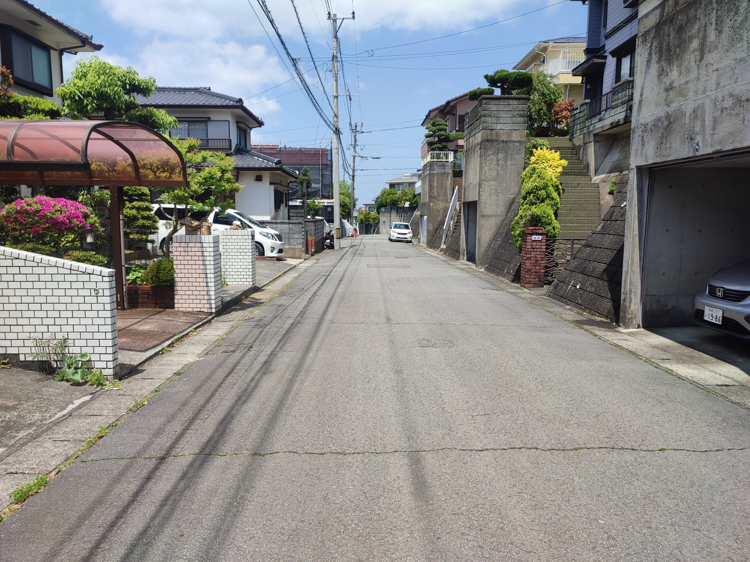 前面道路